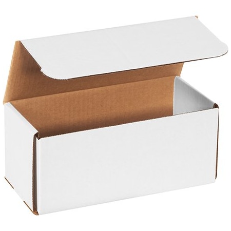 Bsc Preferred 9 x 4 x 4'' White Corrugated Mailers, 50PK BUY00029178